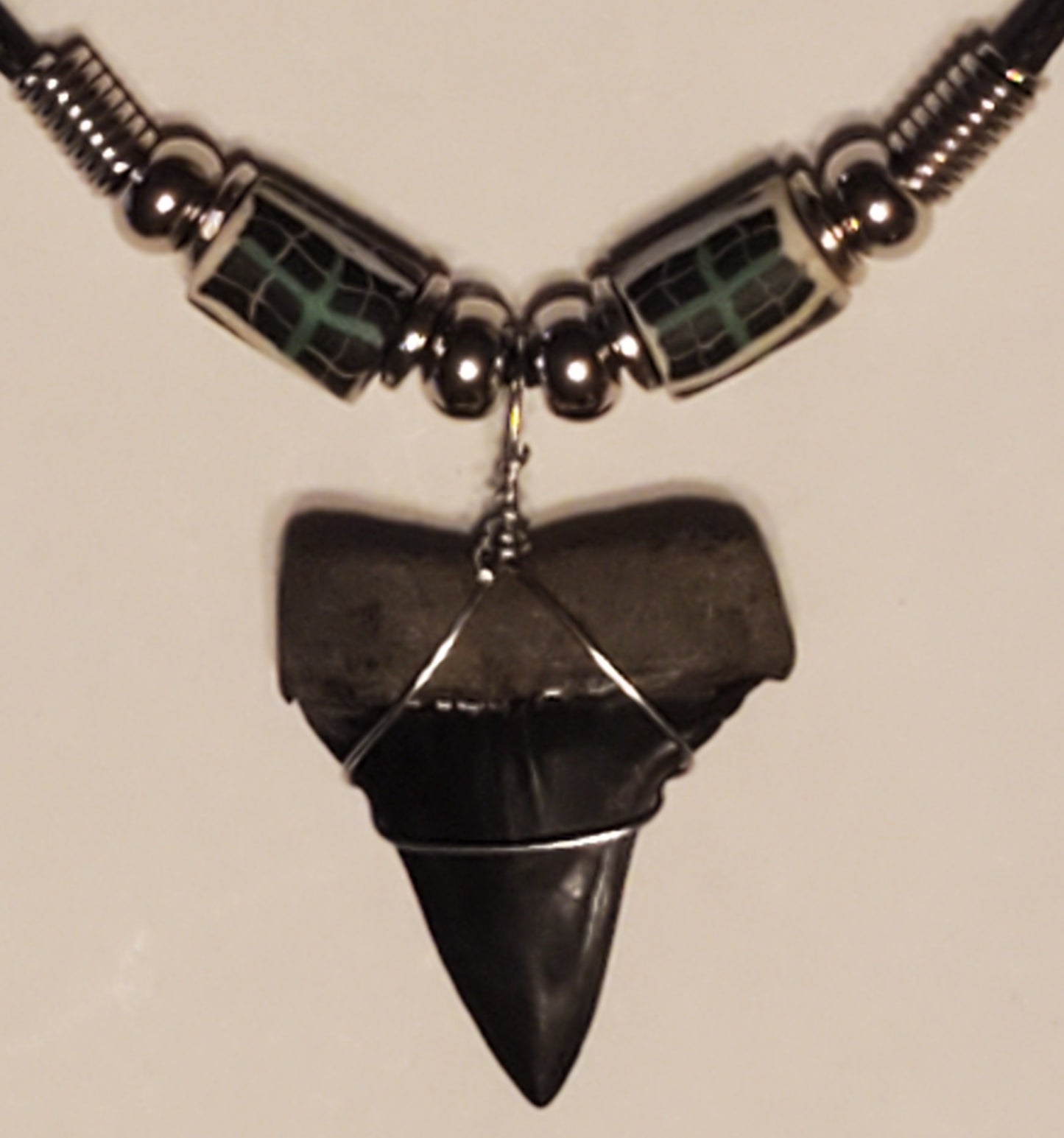 1 3/16" Mako Shark Tooth Necklace